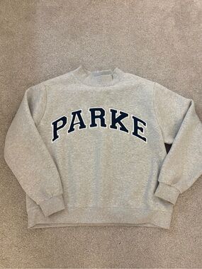 Parke OG Varsity Mockneck - Classic Grey + Denim